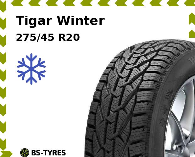 

Зимние шины Tigar, Winter SUV 275/45 R20 110V