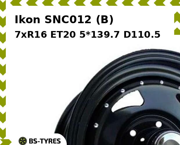 

Колесный диск Ikon, SNC012 (B) 7xR16 ET20 5*139.7 D110.5