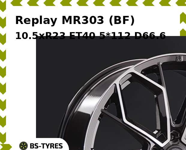 

Колесный диск Replay, MR303 (BF) 10.5xR23 ET40 5*112 D66.6