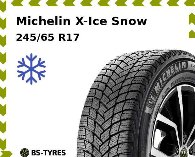 

Зимние шины Michelin, X-Ice Snow SUV 245/65 R17 111T