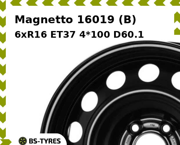 

Колесный диск Magnetto, 16019 (B) 6xR16 ET37 4*100 D60.1