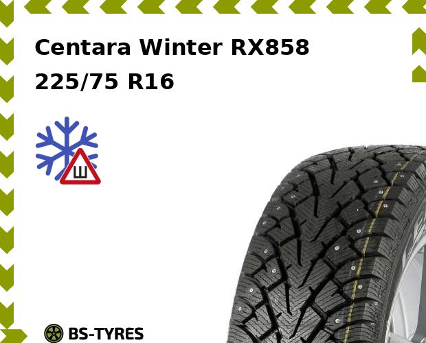 

Зимние шины Centara, Winter RX858 225/75 R16C 115/112Q