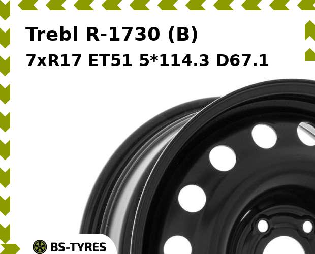 

Колесный диск Trebl, R-1730 (B) 7xR17 ET51 5*114.3 D67.1