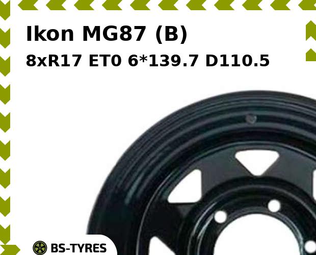 

Колесный диск Ikon, MG87 (B) 8xR17 ET0 6*139.7 D110.5