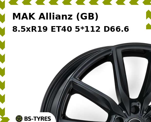 

Колесный диск MAK, Allianz (GB) 8.5xR19 ET40 5*112 D66.6
