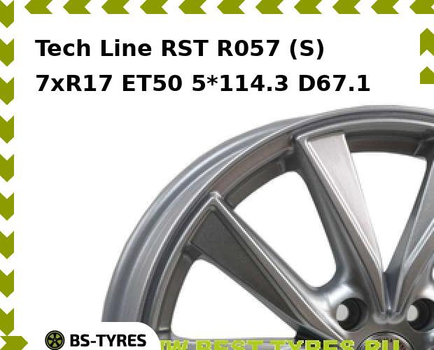 

Колесный диск Tech Line, Tech-line RST R057 (S) 7xR17 ET50 5*114.3 D67.1