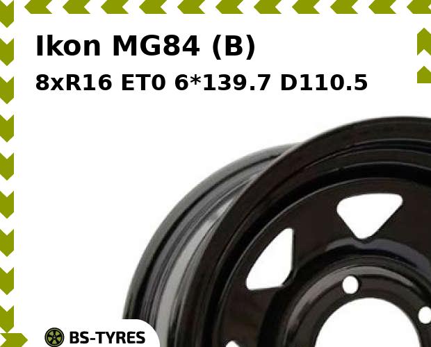 

Колесный диск Ikon, MG84 (B) 8xR16 ET0 6*139.7 D110.5