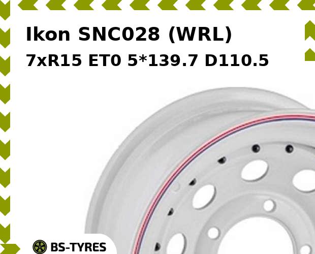 

Колесный диск Ikon, SNC028 (WRL) 7xR15 ET0 5*139.7 D110.5