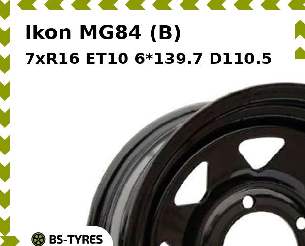 

Колесный диск Ikon, MG84 (B) 7xR16 ET10 6*139.7 D110.5