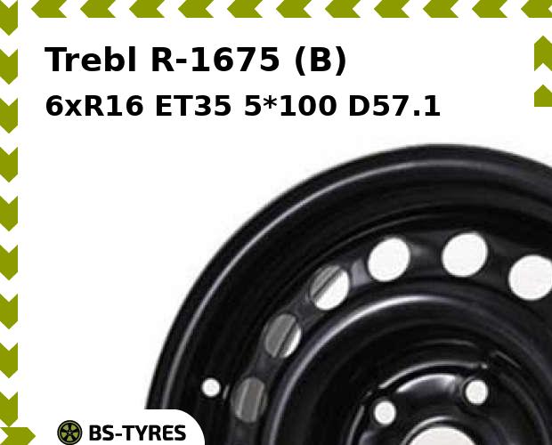 

Колесный диск Trebl, R-1675 (B) 6xR16 ET35 5*100 D57.1