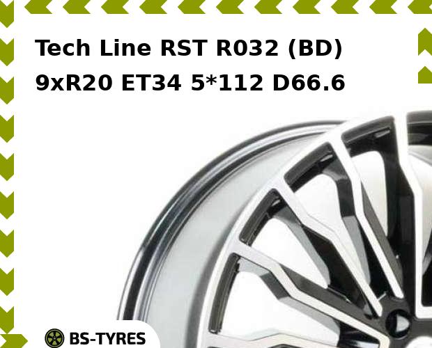 

Колесный диск Tech Line, Tech-line RST R032 (BD) 9xR20 ET34 5*112 D66.6