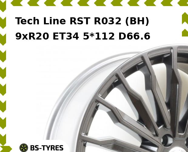 

Колесный диск Tech Line, Tech-line RST R032 (BH) 9xR20 ET34 5*112 D66.6
