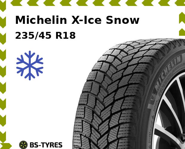 

Зимние шины Michelin, X-Ice Snow 235/45 R18 98H