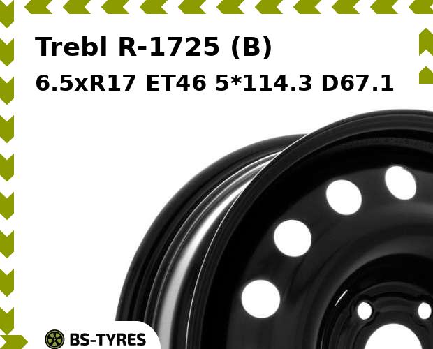 

Колесный диск Trebl, R-1725 (B) 6.5xR17 ET46 5*114.3 D67.1