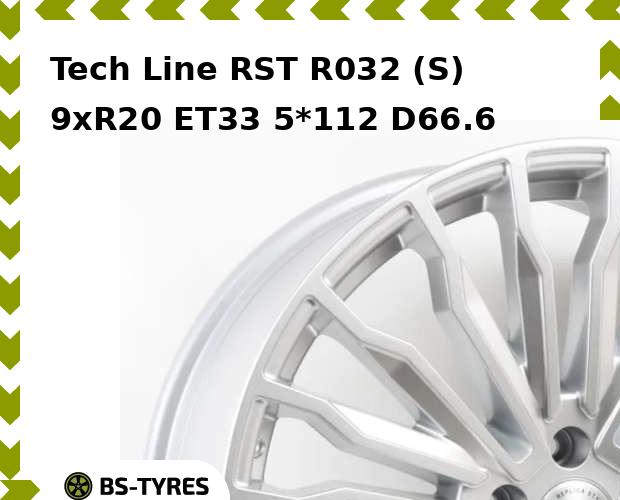 

Колесный диск Tech Line, Tech-line RST R032 (S) 9xR20 ET33 5*112 D66.6