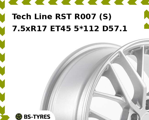 

Колесный диск Tech Line, Tech-line RST R007 (S) 7.5xR17 ET45 5*112 D57.1