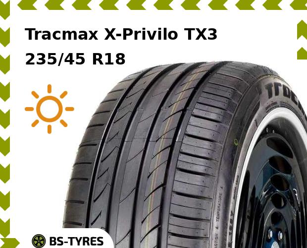 

Летние шины Tracmax, X-Privilo TX3 235/45 R18 98W