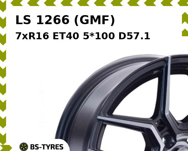 

Колесный диск LS, 1266 (GMF) 7xR16 ET40 5*100 D57.1