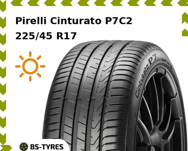 

Летние шины Pirelli, Cinturato P7C2 225/45 R17 94Y