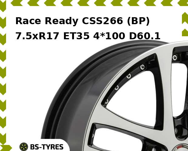 

Колесный диск Race Ready, CSS266 (BP) 7.5xR17 ET35 4*100 D60.1