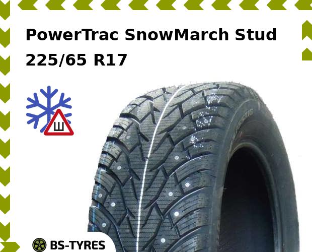 

Зимние шины PowerTrac, SnowMarch Stud 225/65 R17 106T