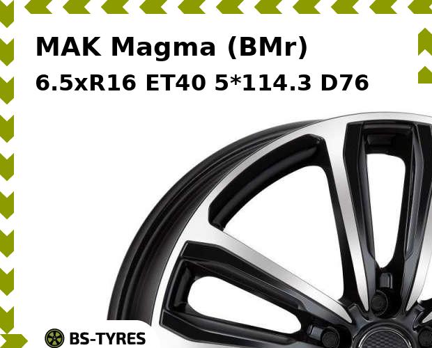 

Колесный диск MAK, Magma (BMr) 6.5xR16 ET40 5*114.3 D76