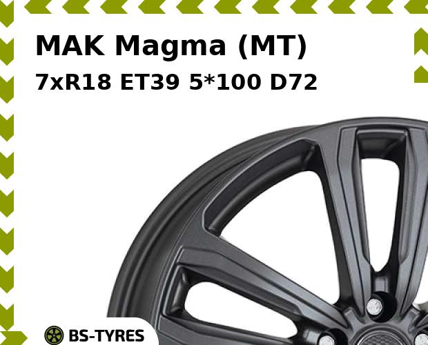 

Колесный диск MAK, Magma (MT) 7xR18 ET39 5*100 D72