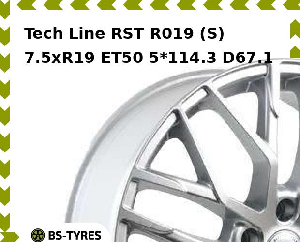 

Колесный диск Tech Line, Tech-line RST R019 (S) 7.5xR19 ET50 5*114.3 D67.1