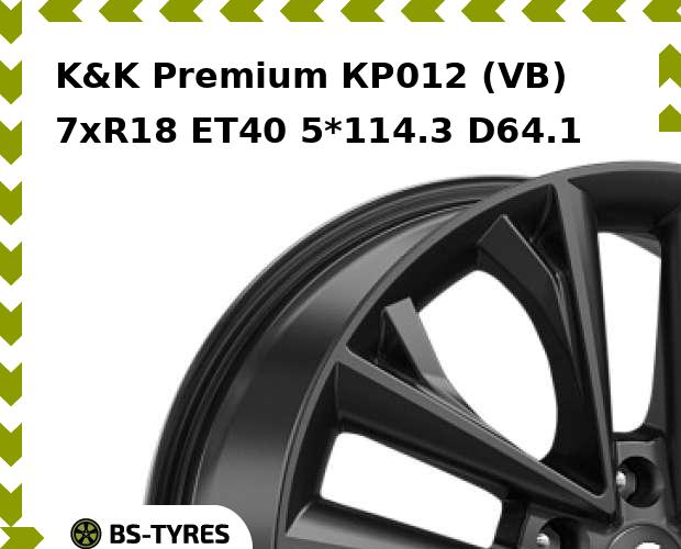 

Колесный диск K&K, Premium КР012 (VB) 7.0xR18 ET40 5*114.3 D64.1
