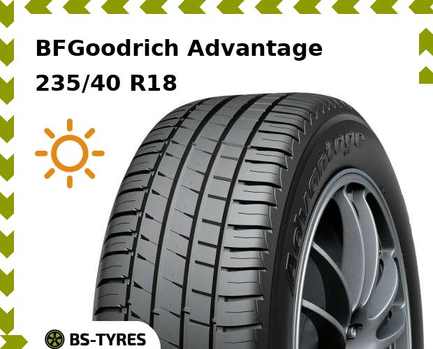 

Летние шины BFGoodrich, Advantage 235/40 R18 95Y