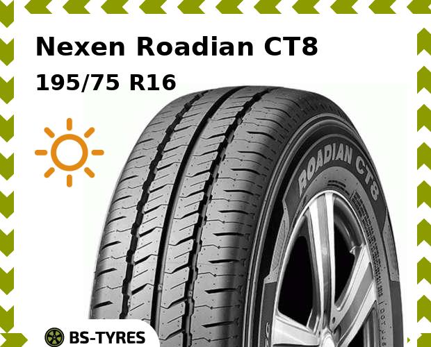 

Летние шины Nexen, Roadian CT8 195/75 R16C 110/108T