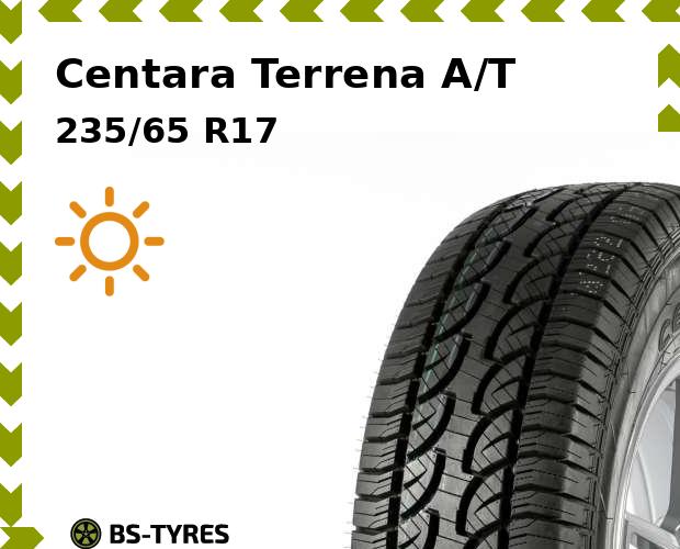 

Летние шины Centara, Terrena A/T 235/65 R17 104T