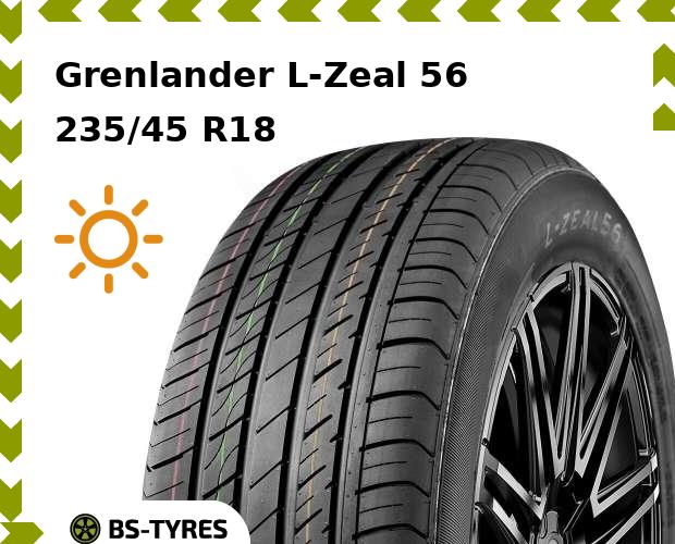 

Летние шины Grenlander, L-Zeal 56 235/45 R18 98W