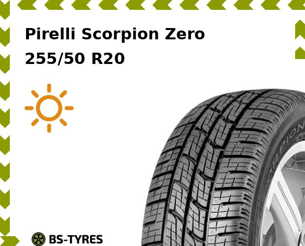 

Летние шины Pirelli, Scorpion Zero SUV 255/50 R20 109Y