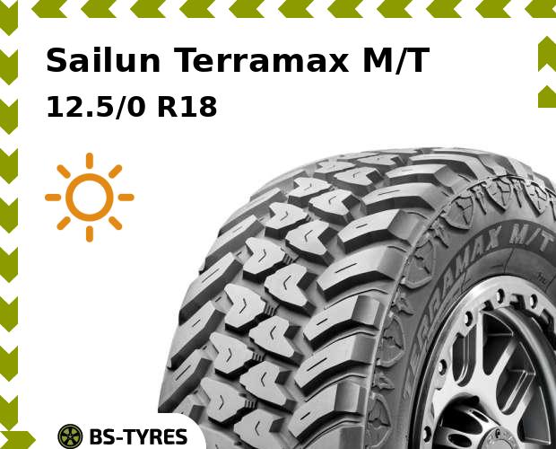 

Летние шины Sailun, Terramax M/T 12.5/0 R18 118Q