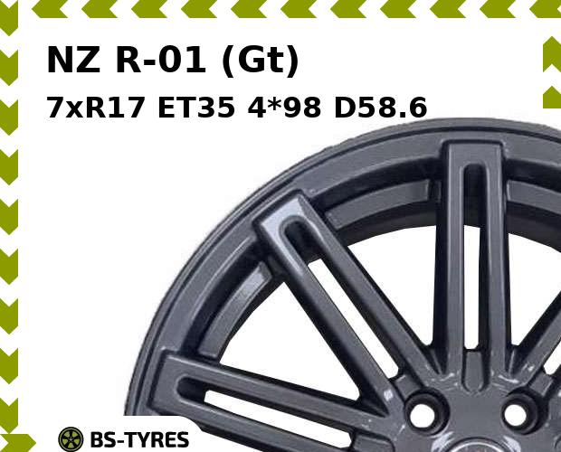 

Колесный диск NZ, R-01 (Gt) 7xR17 ET35 4*98 D58.6