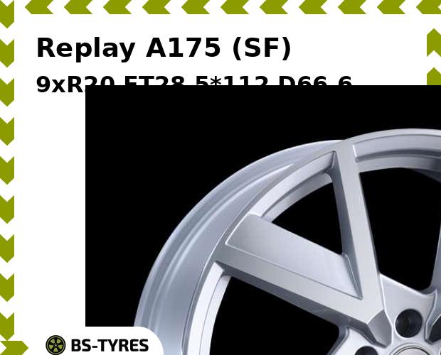 

Колесный диск Replay, A175 (SF) 9xR20 ET28 5*112 D66.6
