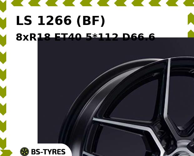 

Колесный диск LS, 1266 (BF) 8xR18 ET40 5*112 D66.6