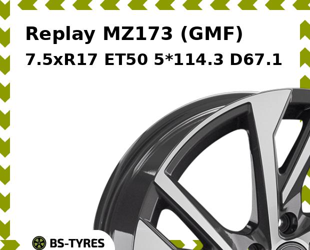 

Колесный диск Replay, MZ173 (GMF) 7.5xR17 ET50 5*114.3 D67.1