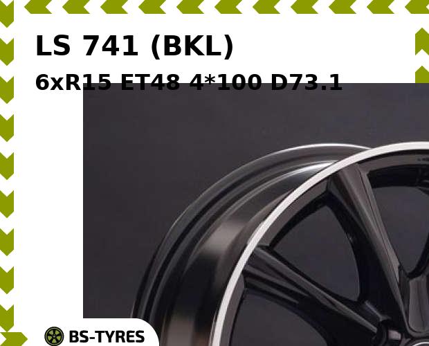 

Колесный диск LS, 741 (BKL) 6xR15 ET48 4*100 D73.1