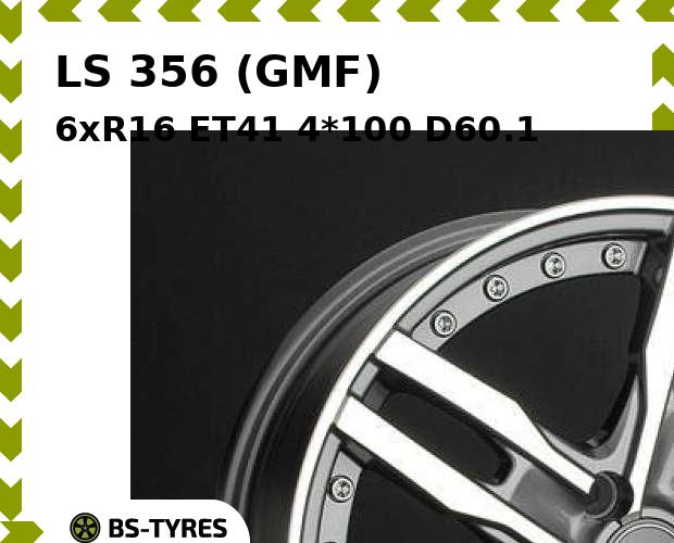 

Колесный диск LS, 356 (GMF) 6xR16 ET41 4*100 D60.1