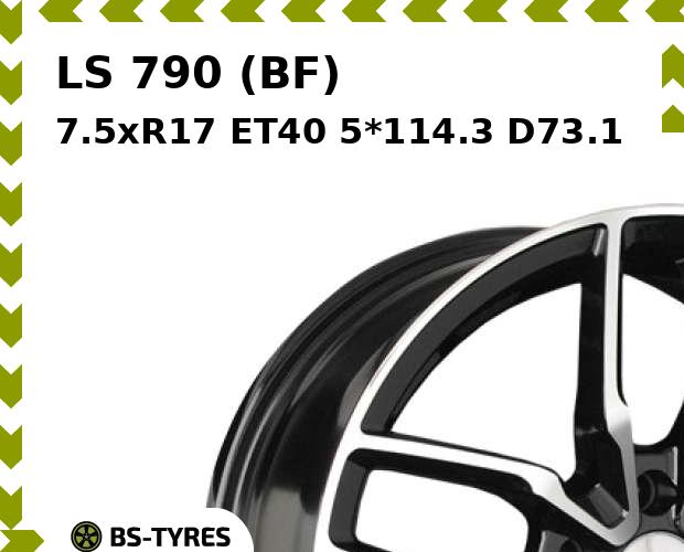 

Колесный диск LS, 790 (BF) 7.5xR17 ET40 5*114.3 D73.1