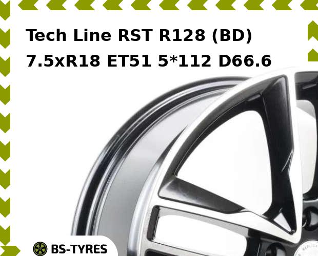 

Колесный диск Tech Line, Tech-line RST R128 (BD) 7.5xR18 ET51 5*112 D66.6