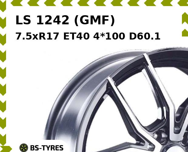 

Колесный диск LS, 1242 (GMF) 7.5xR17 ET40 4*100 D60.1