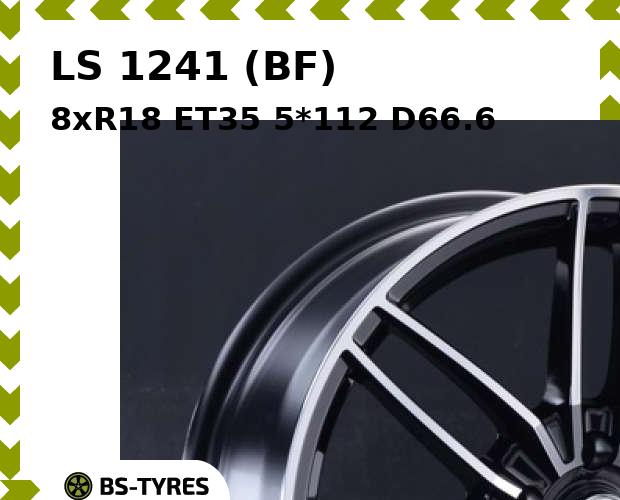 

Колесный диск LS, 1241 (BF) 8xR18 ET35 5*112 D66.6