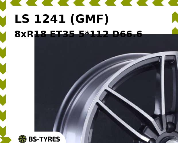 

Колесный диск LS, 1241 (GMF) 8xR18 ET35 5*112 D66.6