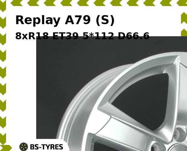 

Колесный диск Replay, A79 (S) 8xR18 ET39 5*112 D66.6