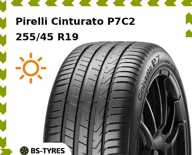 

Летние шины Pirelli, Cinturato P7C2 255/45 R19 104Y