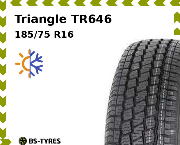 

Летние шины Triangle, TR646 185/75 R16C 104/102Q