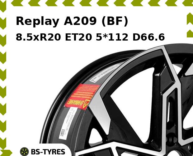 

Колесный диск Replay, A209 (BF) 8.5xR20 ET20 5*112 D66.6